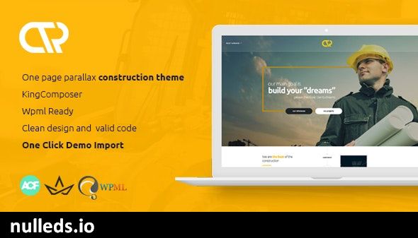 Consta - One Page Construction WordPress Theme