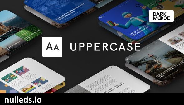 Uppercase - WordPress Blog Theme with Dark Mode