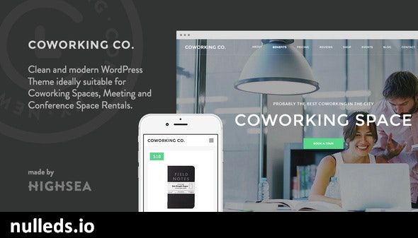 Coworking Co. - Creative Space WordPress Theme