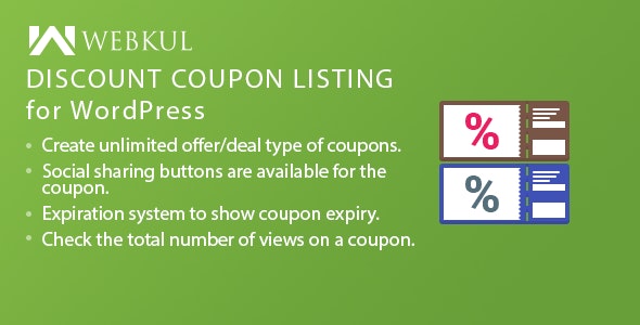 Discount Coupon Listing Plugin for WordPress