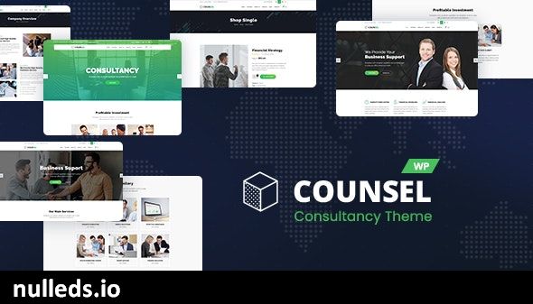 Counsell - Consultancy WordPress Theme