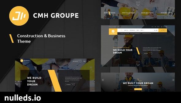 CMH Group - Building & Construction WordPress Theme