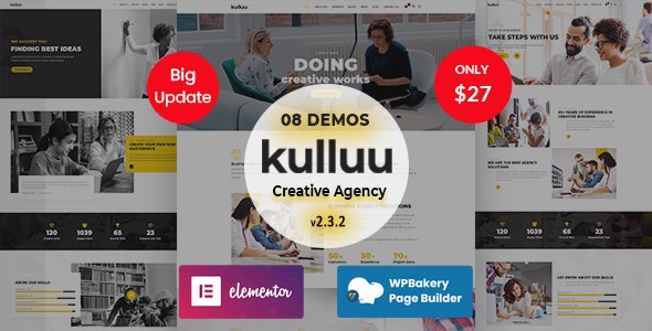 Kulluu - Creative Agency WordPress Theme