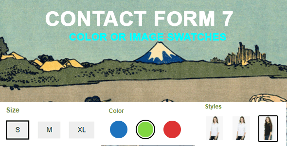 Contact Form 7 Color or Image Swatches