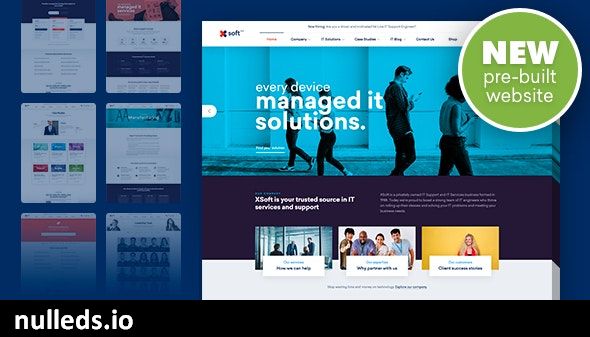 Nanosoft - WP Theme for IT Solutions and Services Company