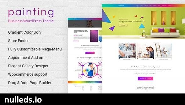 Paint - Painting Company WordPress Theme