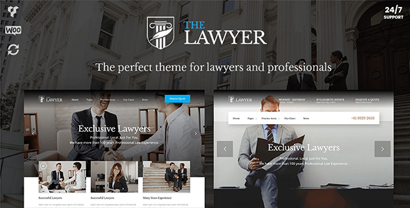 TheLawyer – Attorney & Law Firm WordPress Theme