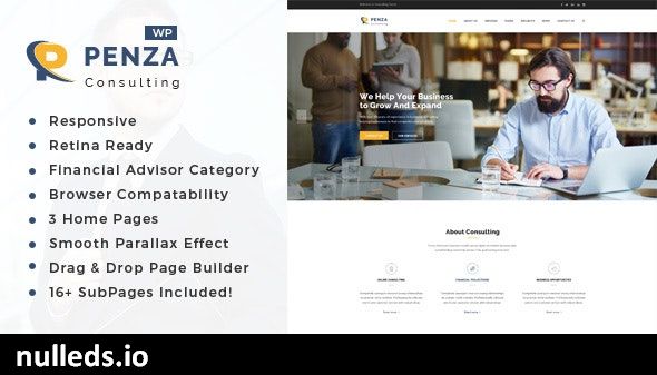 Penza - Consulting & Business WordPress Theme