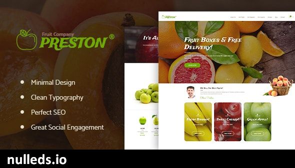 v1.2.0 Preston | Fruit Company & Organic Farming WordPress Theme