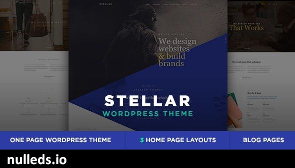 Stellar - One Page Multipurpose Responsive WP Theme