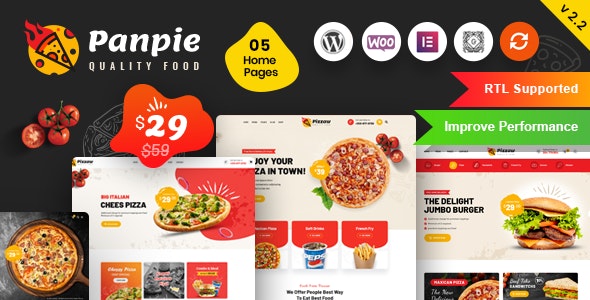 v3.1.3 Panpie - Restaurant WordPress Theme