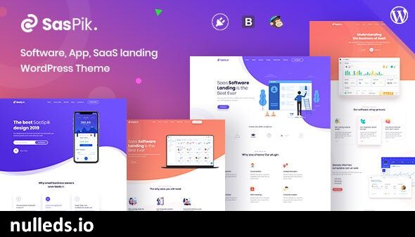 SasPik | Landing WordPress theme