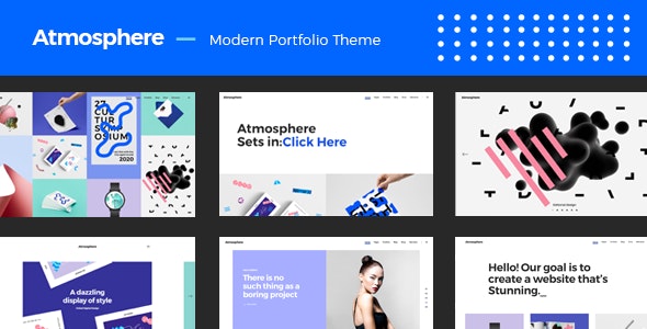 Atmosphere - Bold Portfolio Theme