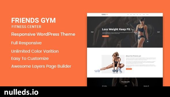 Friend Gym - Gym & Fitness WordPress Theme