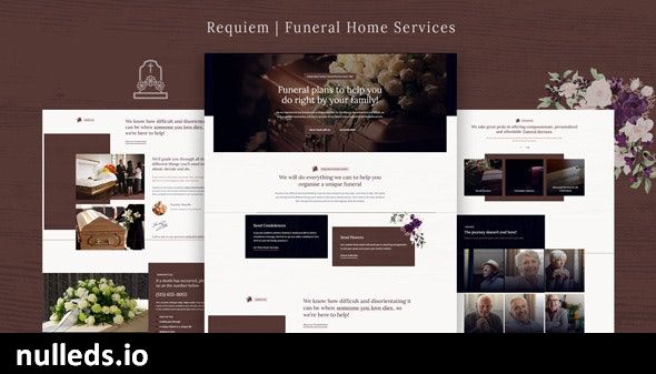 Requiem | Funeral Home Services WordPress Theme