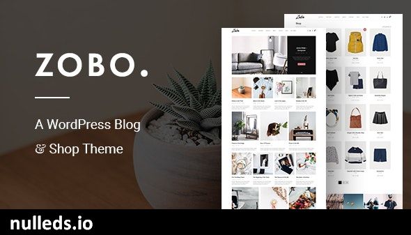 Zobo - A WordPress Blog and Shop Theme