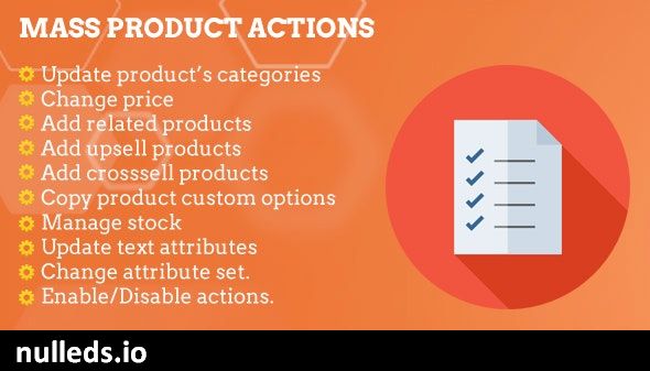 Magento 2 Mass Product Actions