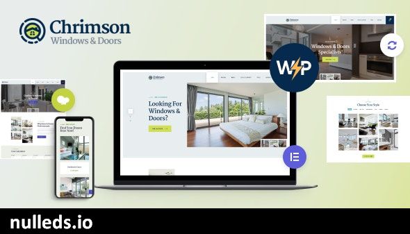 v1.2.7 Chrimson | Windows & Doors Services Store WordPress Theme + Elementor