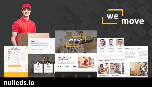 WeMove - Home Moving & Logistic WordPress Theme