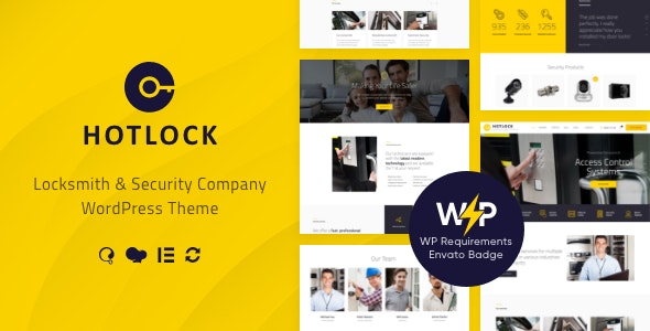 v1.3.9 HotLock | Locksmith & Security Systems WordPress Theme + RTL