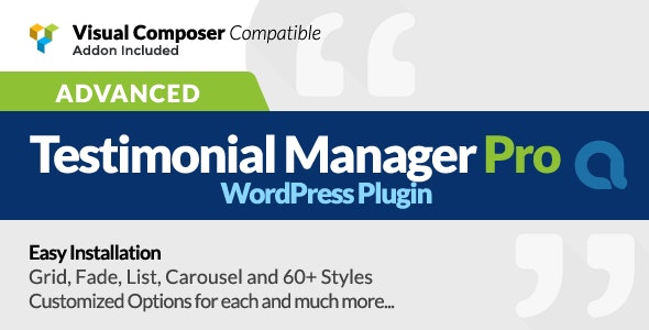 Advanced Testimonials Manager Pro WordPress Plugin