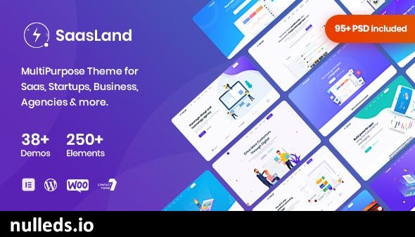 Saasland - MultiPurpose WordPress Theme for Saas Startup