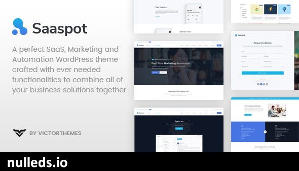 SaaSpot - SaaS Marketing Automation WordPress Theme