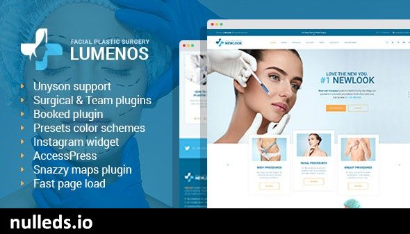 Lumenos - Plastic Surgery Clinic WordPress Theme