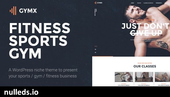 Gym X - Fitness & Sports WordPress Theme