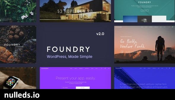 Foundry - Multipurpose, Multi-Concept WP Theme