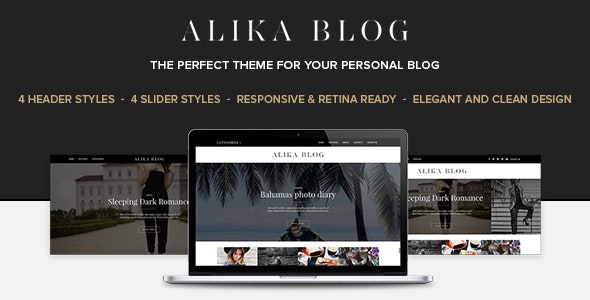 Alika - Personal WordPress Blog Theme