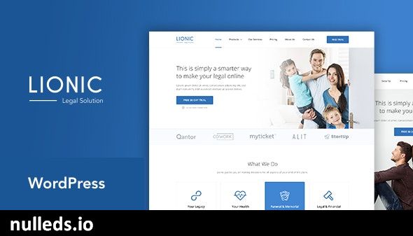 Lionic - Online Finance & Legal WordPress Theme