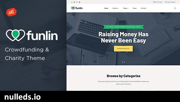 Funlin - Crowdfunding & Charity Theme