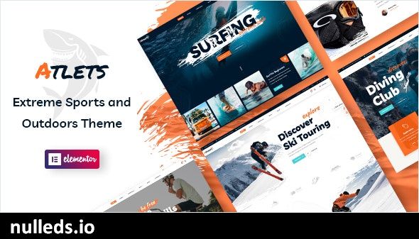 Atlets - Extreme and Outdoors WordPress Theme