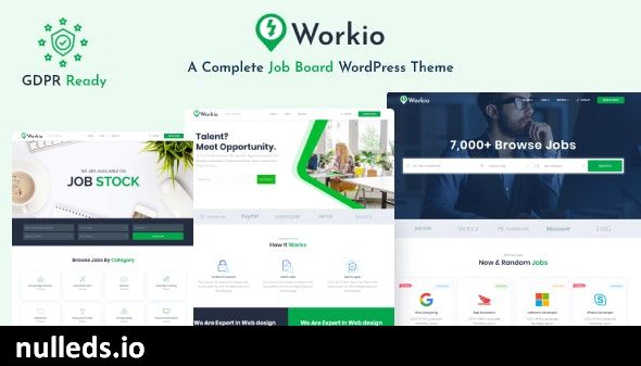 Workio – Job Board WordPress Theme