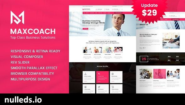 Maxcoach - Business Consulting WordPress Theme