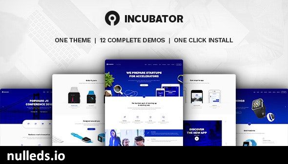 Incubator - WordPress Startup Business Theme