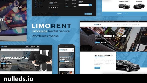 Limo Rent - Limousine and Car Rent WordPress Theme