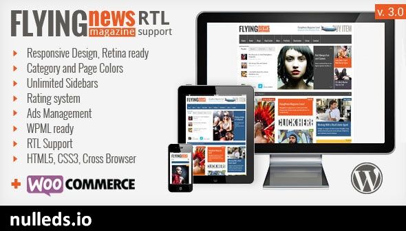 FlyingNews - Responsive Magazine Theme