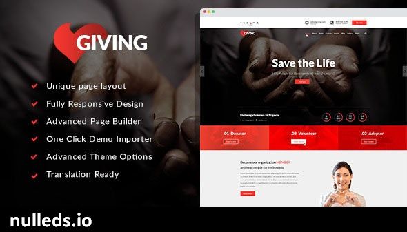 Giving - NGO/Charity/Fundraising WordPress Theme | Charity WordPress