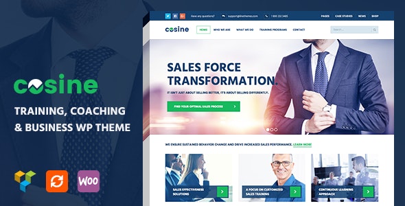 Cosine - Training & Coaching WordPress Theme