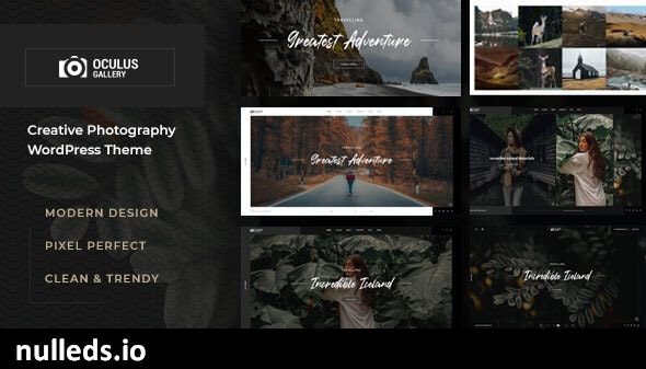 Oculus - Photography WordPress Theme