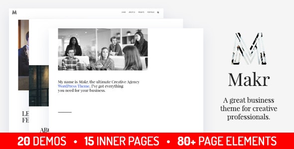 Makr - Multi Purpose Business WordPress Theme