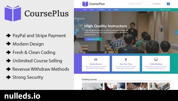 CoursePlus - Online Learning Management System (LMS)