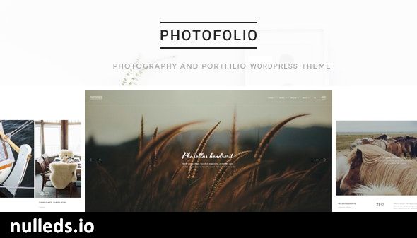 Photofolio - Photography & Portfolio WordPress Theme