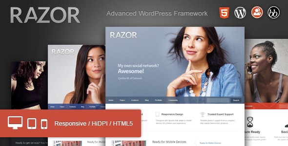 Razor: Cutting Edge WordPress Theme