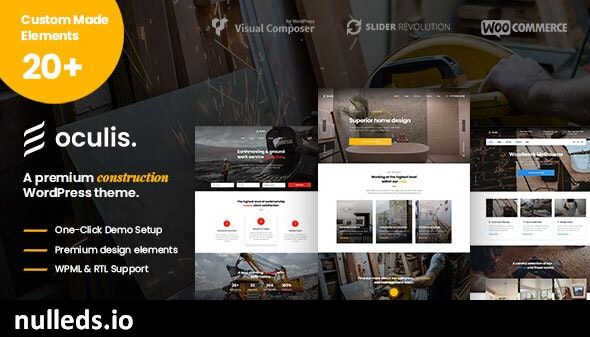 Oculis - Construction & Building WordPress Theme