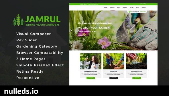 Jamrul - Landscaping WordPress Theme