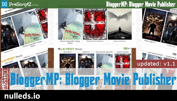 Blogger Movie Publisher - Watch Movie Blog Maker - PRO