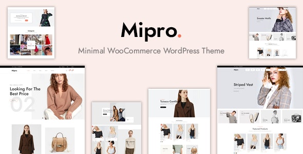 v1.2.7 Mipro - Minimal WooCommerce WordPress Theme